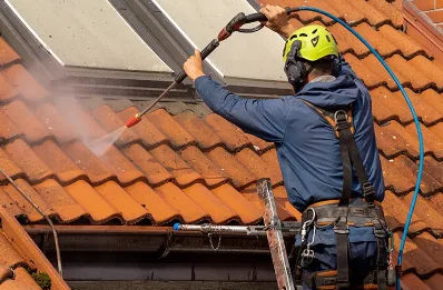 Démoussage et hydrofuge de toiture à Feilluns